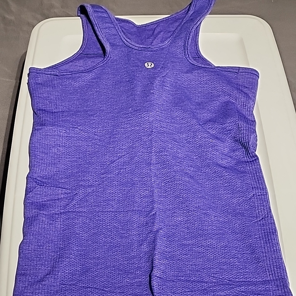 Lululemon Athletica Purple Racerback Tank Top